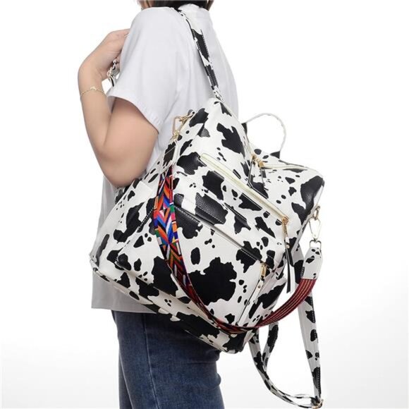 Women's Fashion Backpack bag Cow - Picture 6 of 7